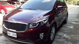Red Kia Grand Carnival 2017 for sale in Pasig 