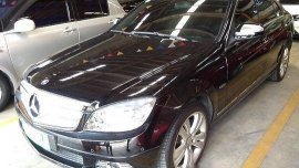 Black Mercedes-Benz C200 2007 Automatic Gasoline for sale 