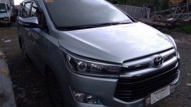 Silver Toyota Innova 2017 Manual Gasoline for sale in Davao City