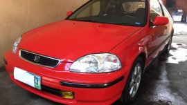 Selling Red Honda Civic 1996 Hatchback Automatic Gasoline in San Mateo