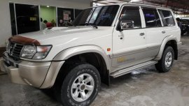 White Nissan Patrol 2002 Automatic Diesel for sale in Quezon City
