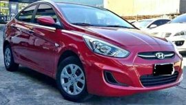 Red Hyundai Accent 2017 at 9000 km for sale 