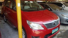 Selling Red Toyota Innova 2014 Automatic Diesel at 50000 km in Pasig