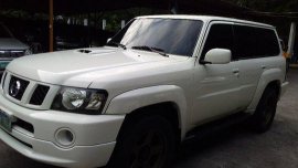 White Nissan Patrol 2009 Automatic Diesel for sale in Pasig