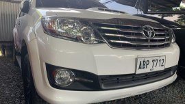 White Toyota Fortuner 2016 Manual Diesel for sale in Quezon City