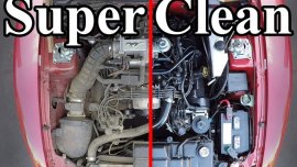 8 steps to DIY clean car engine bay