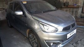 Selling Grey Mitsubishi Mirage 2017 Automatic Gasoline at 18000 km in Makati