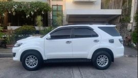 White Toyota Fortuner 2014 at 70000 km for sale in Cebu City