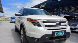 White Ford Explorer 2012 Automatic Gasoline for sale 