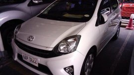 White Toyota Wigo 2014 for sale in Marikina