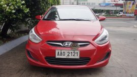 Selling Red Hyundai Accent 2014 Hatchback Automatic Diesel in Manila