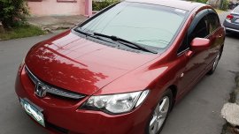 Red Honda Civic 2008 at 71376 km for sale 