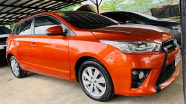 Orange 2015 Toyota Yaris Hatchback for sale in Isabela 