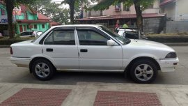 White Toyota Corolla 1991 Sedan Manual at 170786 km for sale 