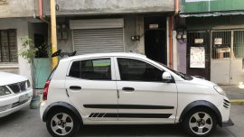 Selling White Kia Picanto 2008 Hatchback in Metro Manila 