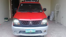 Selling Red Mitsubishi Adventure 2009 Manual Diesel 