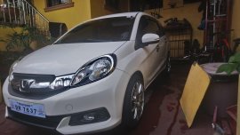 White Honda Mobilio 2015 for sale in Bataan 