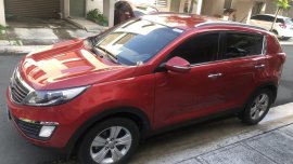 Red 2012 Kia Sportage at 40000 km for sale in Pasig 