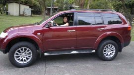 Red 2012 Mitsubishi Montero Automatic Diesel for sale 