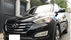Black Hyundai Santa Fe 2013 for sale in Manila