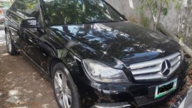 Black 2012 Mercedes-Benz C-Class Automatic Gasoline for sale 