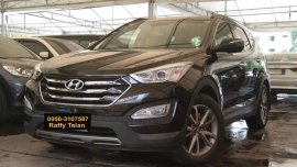 Black 2013 Hyundai Santa Fe at 66000 km for sale in Makati 