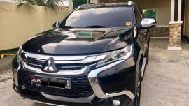Black Mitsubishi Montero Sport 2016 at 72000 km for sale in Davao City 