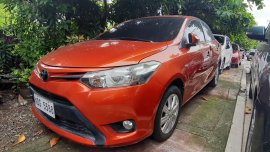 Selling Orange Toyota Vios 2017 Manual at 8000 km 