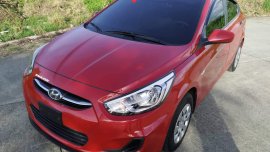 Red Hyundai Accent 2018 Sedan at 11000 km for sale 