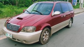 Red 2002 Kia Sedona for sale in Quezon City 