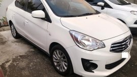 Sell White 2018 Mitsubishi Mirage G4 at 14000 km in Cavite 