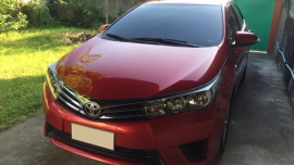Sell Red 2014 Toyota Corolla Altis Manual Gasoline 