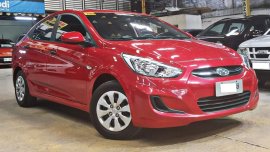 Red 2017 Hyundai Accent Manual for sale in Quezon City 