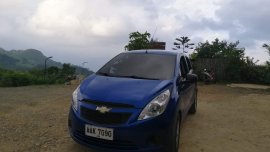 Blue Chevrolet Spark 2014 Hatchback at 38000 km for sale 