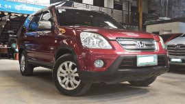 Red 2006 Honda Cr-V at 55000 km for sale in Quezon City 