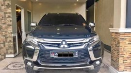 Black Mitsubishi Montero Sport 2016 for sale in Davao City 