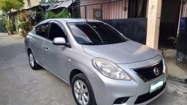 Silver Nissan Almera 2013 Gasoline Manual for sale