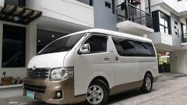 Sell White 2014 Toyota Hiace in Quezon City