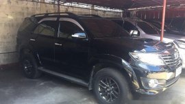 Selling Black Toyota Fortuner 2015 Automatic Diesel at 46000 km 