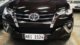 Black Toyota Fortuner 2018 Automatic Diesel for sale 