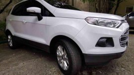 White Ford Ecosport 2015 Manual Gasoline for sale