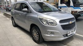 Silver Chevrolet Spin 2014 at 80000 km for sale 