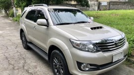 Selling Beige Toyota Fortuner 2015 at 39341 km 