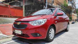 Selling Red Chevrolet Sail 2018 Manual Gasoline