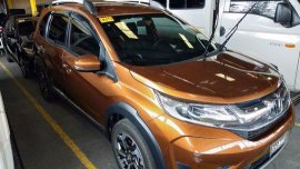 Orange Honda BR-V 2018 for sale in Quezon City