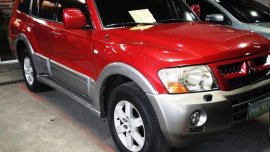 Red Mitsubishi Montero 2006 for sale in Manila 