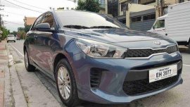 Blue Kia Rio 2017 for sale in Quezon City