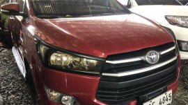Red Toyota Innova 2017 Manual Diesel for sale
