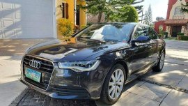 Black Audi A6 2013 at 49000 km for sale