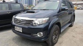 Sell Black 2015 Toyota Fortuner Manual Gasoline at 85000 km